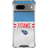 NFL Tennessee Titans White Striped Google Pixel 8 Clear Case